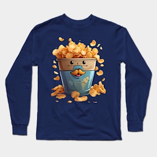 Crinkly potato chips Long Sleeve T-Shirt